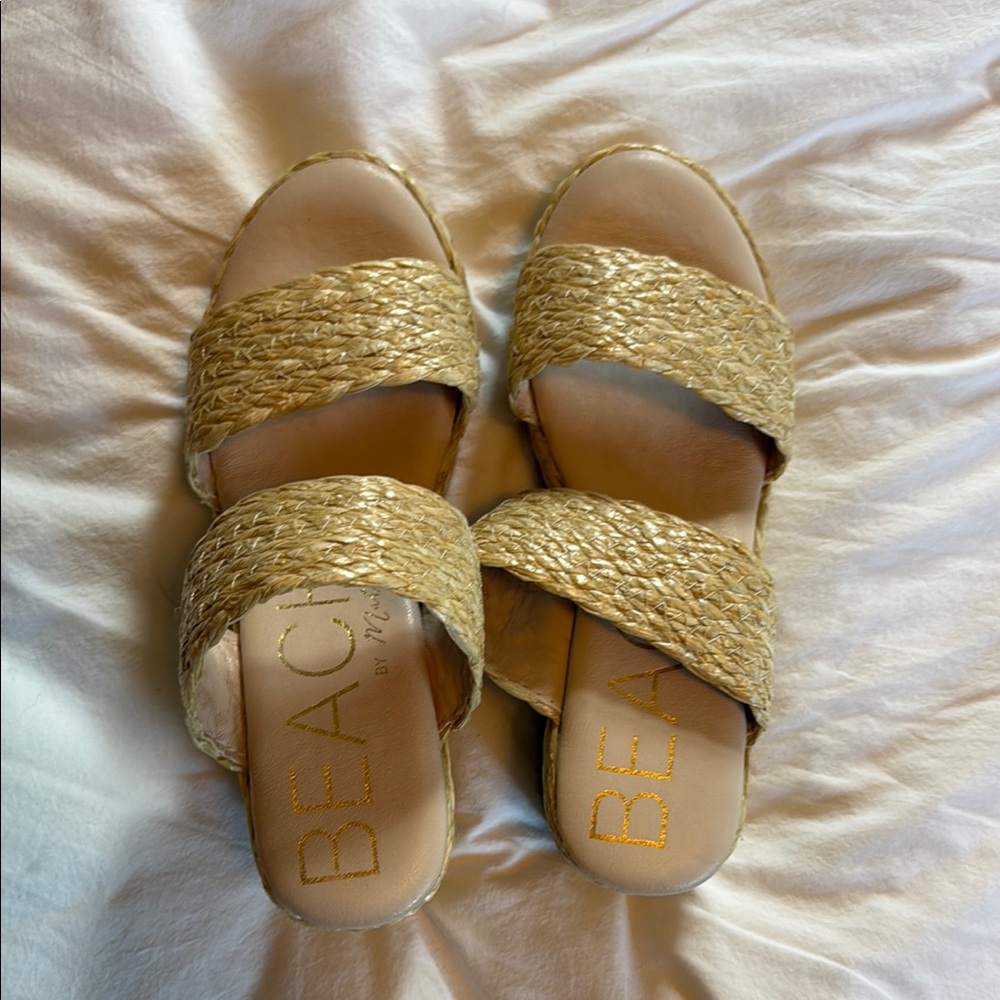 Matisse Beach Woven Tan Espadrilles